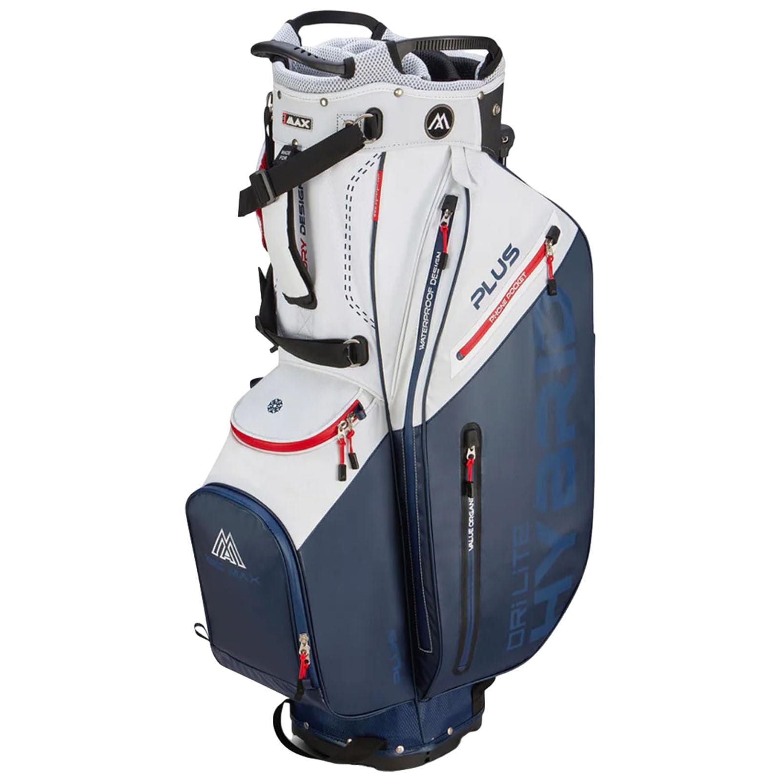 BIG MAX 2024 Dri Lite Hybrid Plus - Standbag (White/Navy/Red)