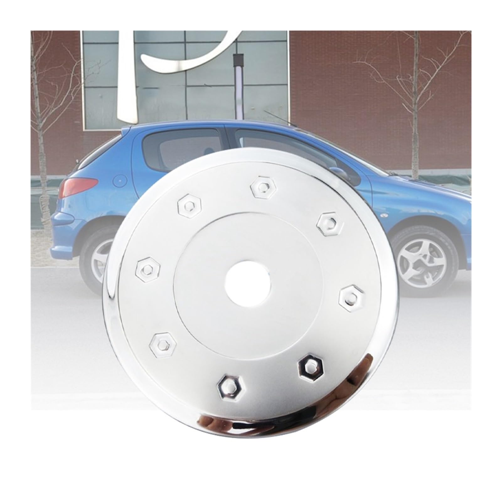 Bouchon de porte d'essence Bouchon De Réservoir De Carburant Couvercle De Boîte À Gaz Accessoires De Style De Voiture Pour Peu&geot 206 207 Pour C2