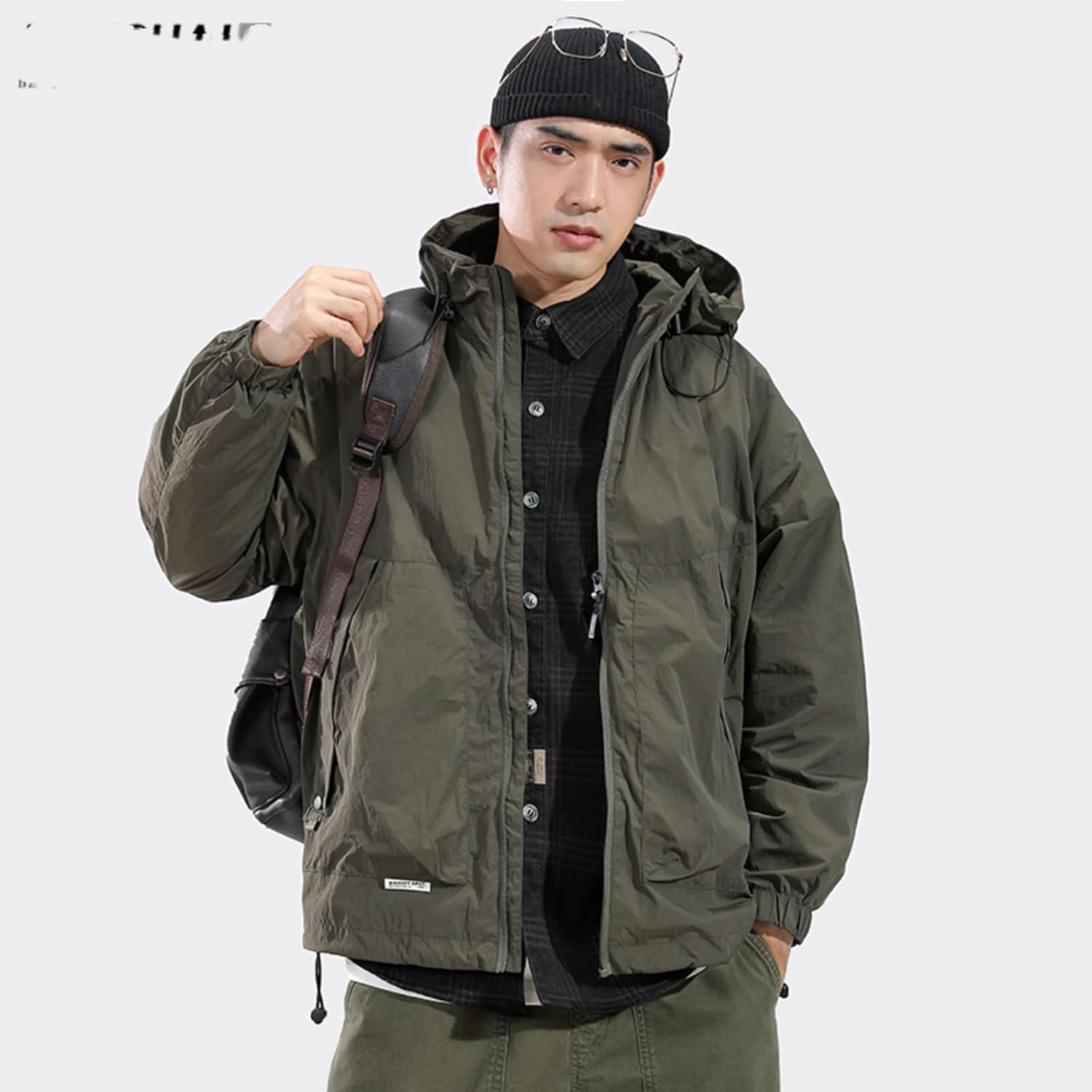 Japanese Style Workwear Jacket for Men, Spring and Autumn Military Style Pilot Jacket