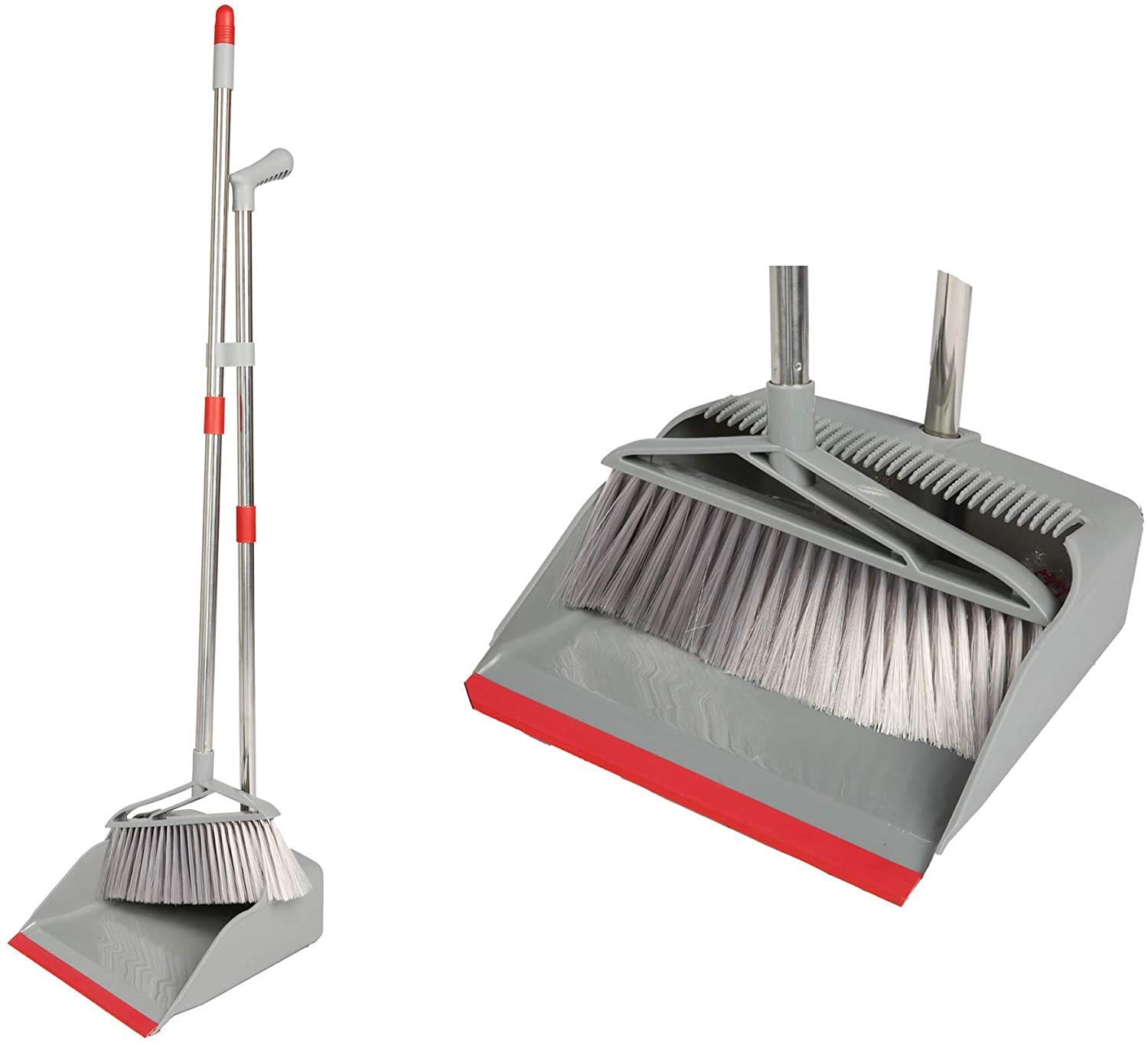 Buy Sankirtan Dustpan Brush with Long Handle Telescopic Upright