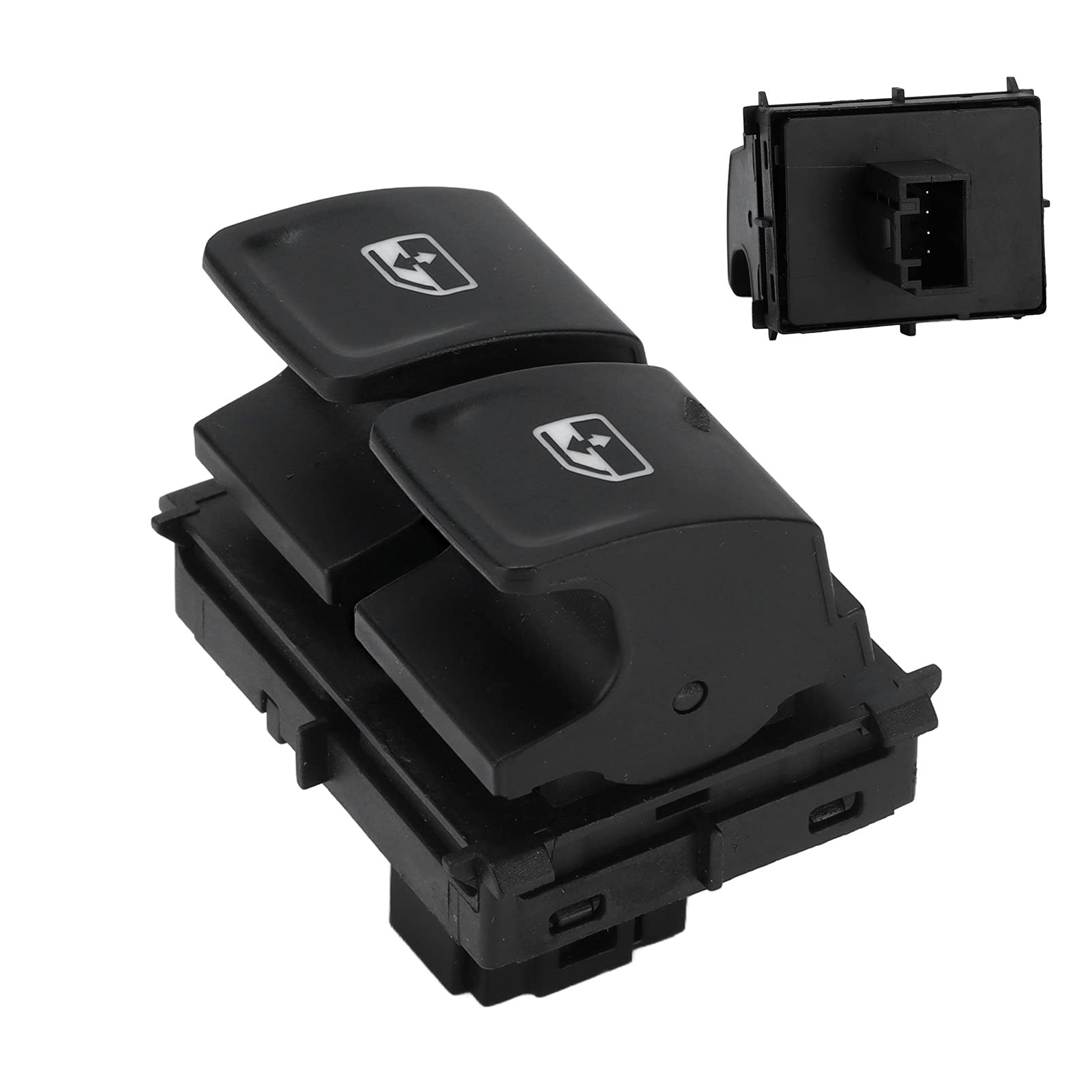 Akozon Commutateur de Fenêtre de Voiture, Interrupteur de Commande de Vitre électrique Remplacement de la Preuve de L'eau 5G0959858D Pour