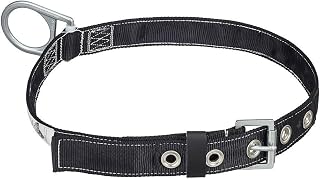 Peakworks V8051013 Fall Protection Restraint Belt - Lightweight 1 D-Ring Safety Harness Belt, Black, Large