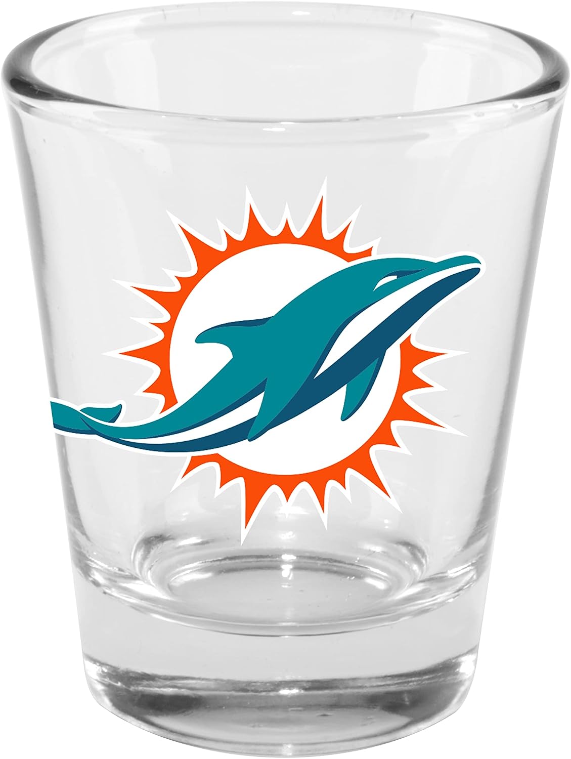 Hunter 1101-10-3932 Shot Glass44; 2 oz. Miami Dolphins