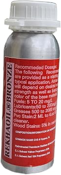 Rekhaoil Red Bronze Dye for Petroleum Products 8oz Bottle
