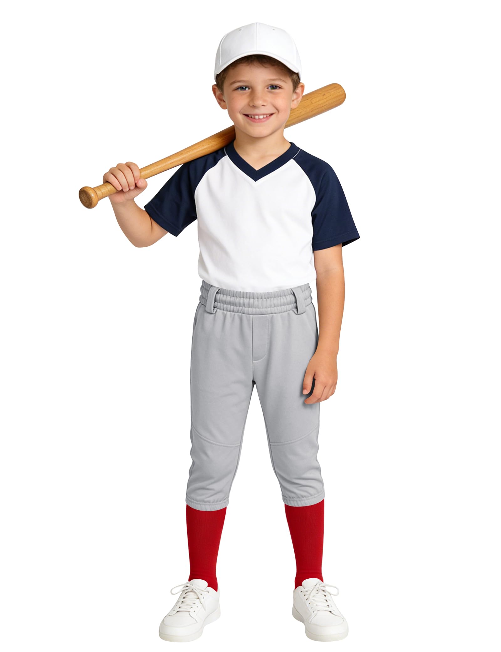 QBK 2T/3T/4T/5T für Jugendliche, Kleinkinder, Jungen, Baseballhose, Mädchen, Softball-Hose, Kinder-T-Shirt, Ballhose
