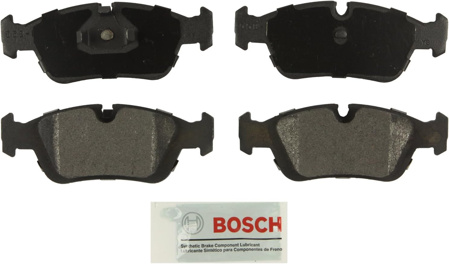 BOSCH BE558 Blue Semi-Metallic Disc Brake Pad Set - Compatible With Select BMW 318i, 318is, 318ti, 320i, 323Ci, 323i, 323is, 325i, 325is, 328Ci, 328i, 328is, 525i, Z3; FRONT