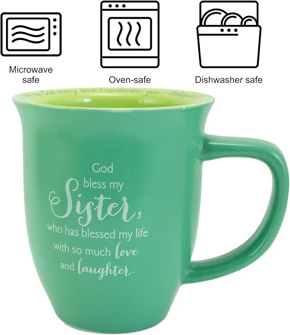 Abbey Gift Sister Ceramic Mug and Coaster Set