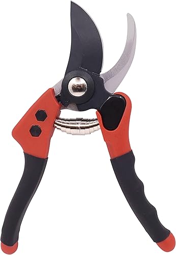 Miniatura 4 de Zenport Q19 Euro-Pro - Podadora de horticultura pequeña, corte de 0.75, 7.75 pulgadas de largo, negrorojo