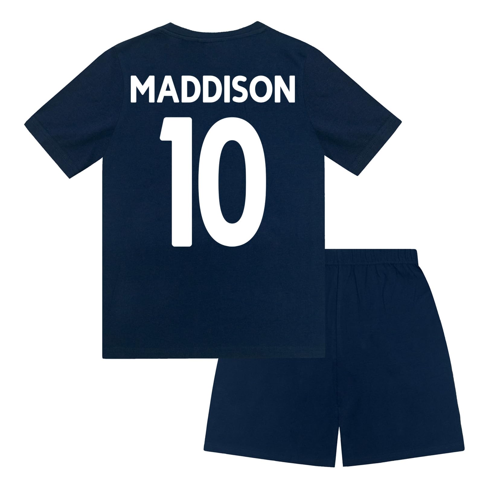 Tottenham Hotspur FC Boys Maddison 10 Sublimation Short Pyjamas Navy 12-13 Years