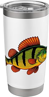 River Perch Fishing Perch Fishing Stainless Steel Insulated Tumbler