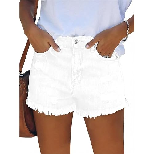 MODARANI Denim Shorts for Women Distressed Jean Shorts Ripped Summer Hot Short