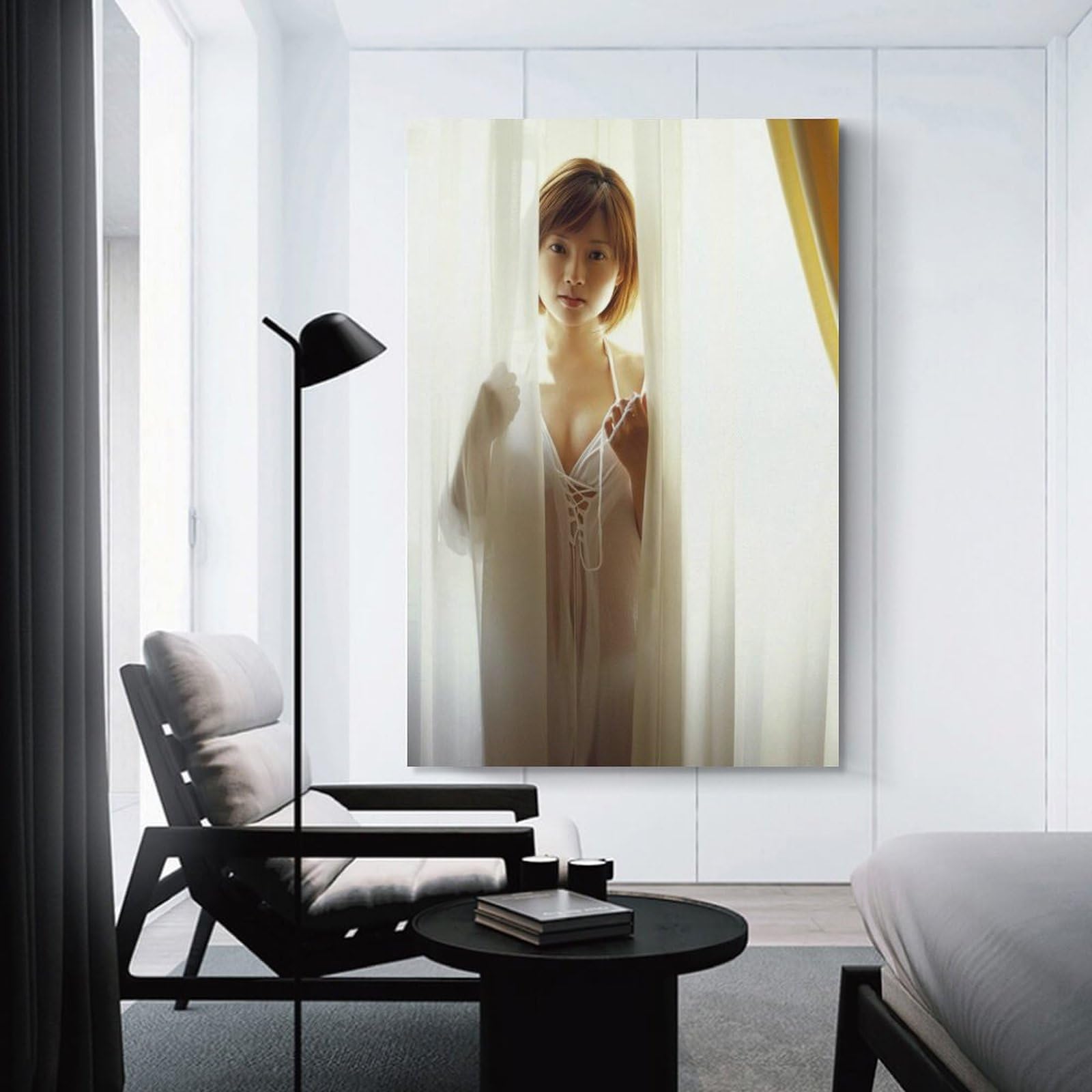 Amazon.co.jp: 安倍なつみグラビア水着画像写真ポスター227 キャンバス