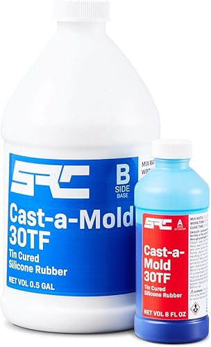 Resina especial y molde químico fundido 30TF (12 galón)  Kit de fabricación de moldes de silicona líquida RTV  Kit de moldeo de goma de silicona