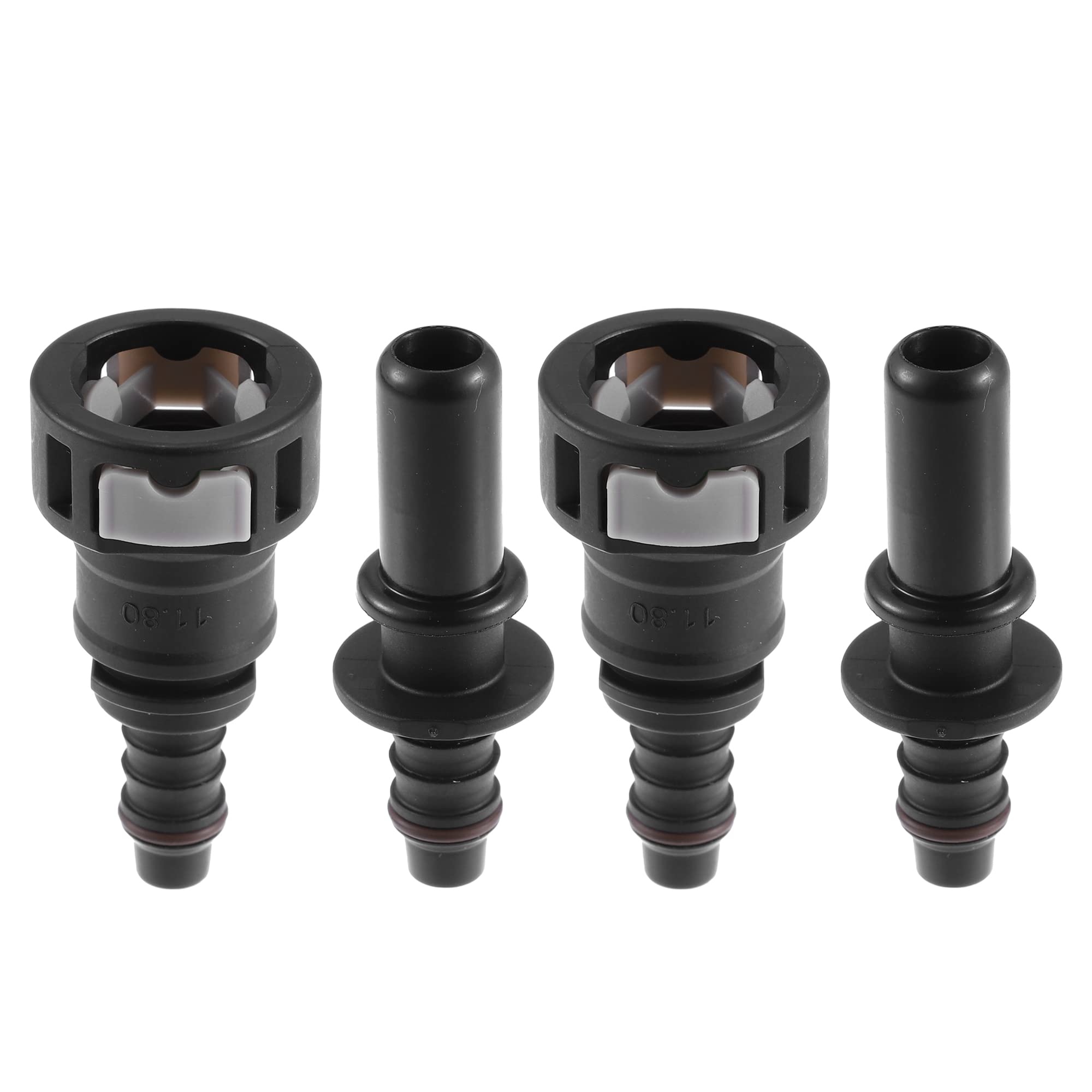 Connettori Carburante Sgancio Rapido - 2 Set - Da 11.8mm A 10mm - In Nylon - Foto 4