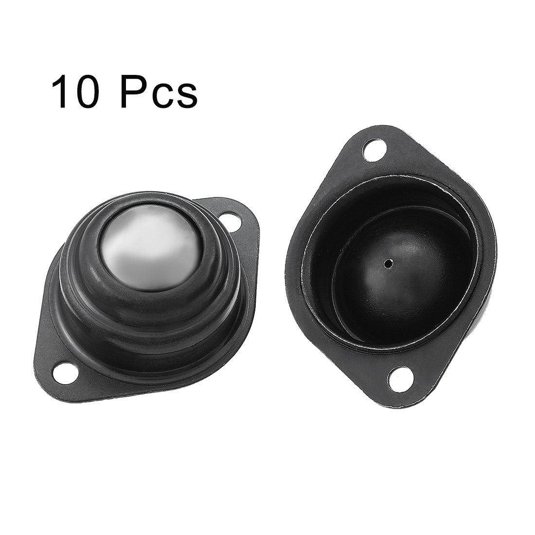 Aexit CY-25A 1-inch Transmission Parts Carbon Steel Ball Flange Conveyor Transfer Bearing Black 10pcs Model:60as155qo268