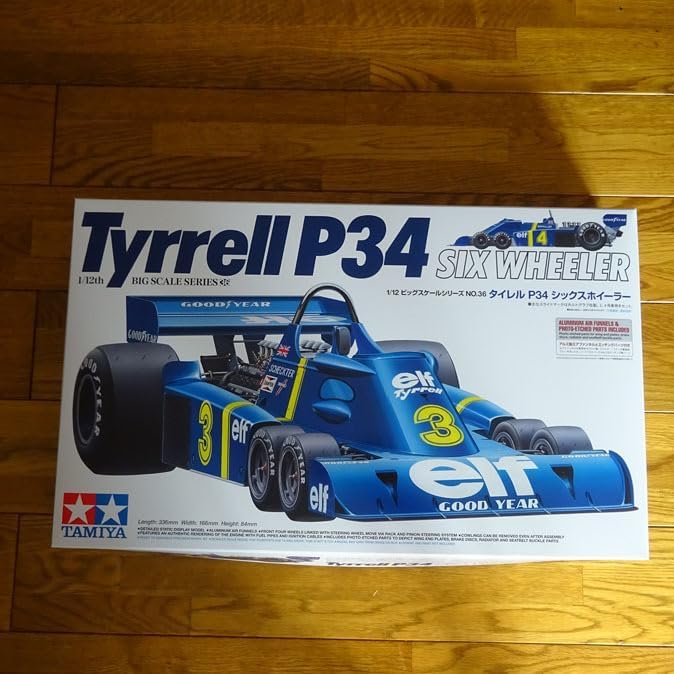 タミヤ 1/12 タイレル P34 シックスホイーラー ビッグスケールシリーズ
