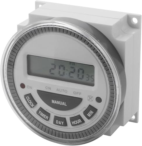 Miniatura 2 de Interruptor de temporizador programable de 7 días-piscinapuertaaspersoresluces- Entrada de 120 V - Sustituto ET3