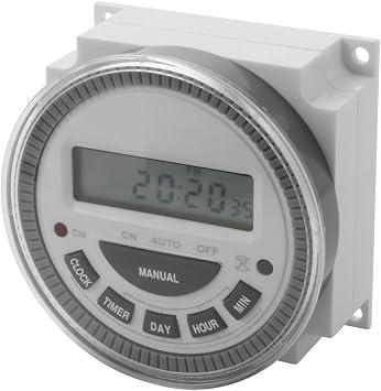 7 Day Programmable Timer Switch- Pool/Gate/Sprinklers/Lights- 120v Input - ET3 Substitute