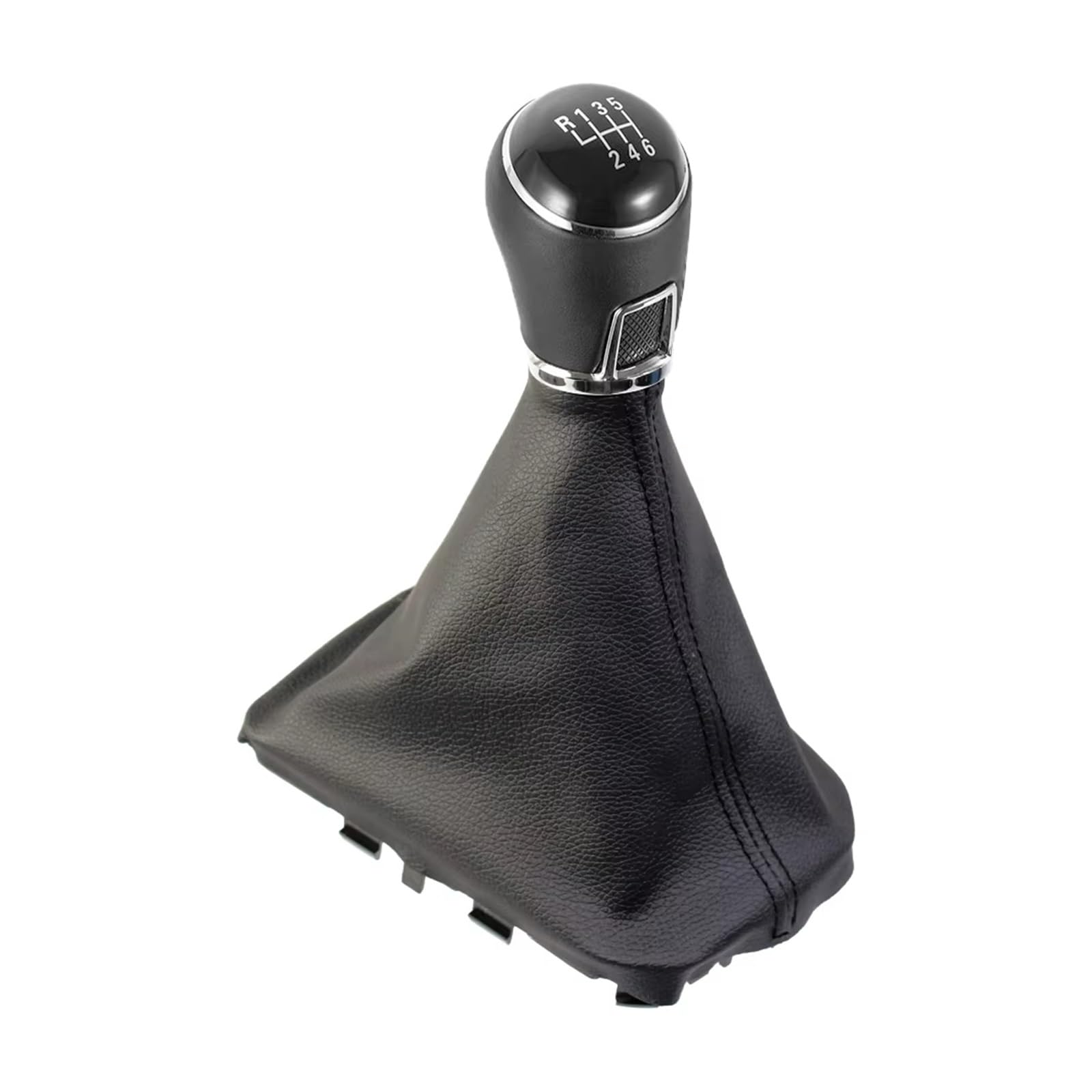 Qwqaab 6 Speed Manual Gear Knob For Seat For Ibiza V Mk5 6F For Arona Kj 2017-2025 Lhd Manual Gear Shift Knob 6F0711113n 5/6 Speed(6 Speed)