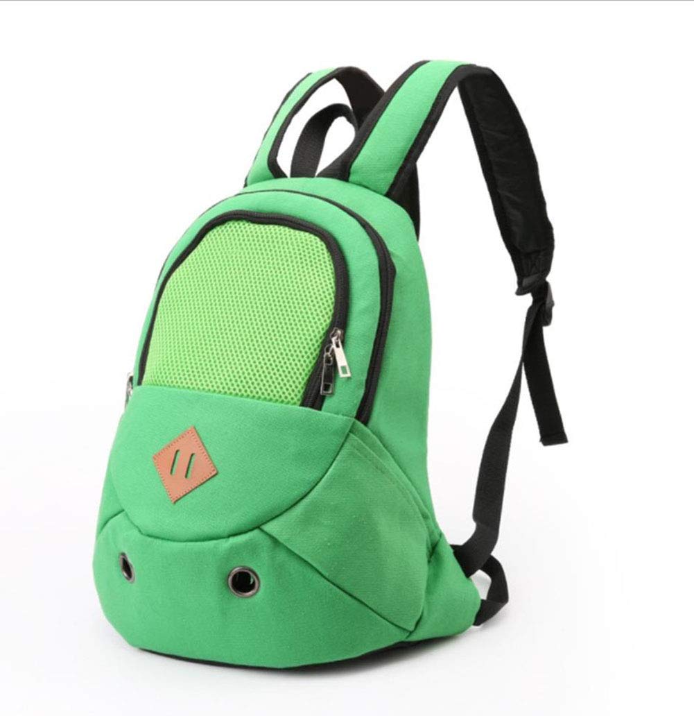 Sac à dos pour chien en toile verte idéal pour vos randonnées en nature