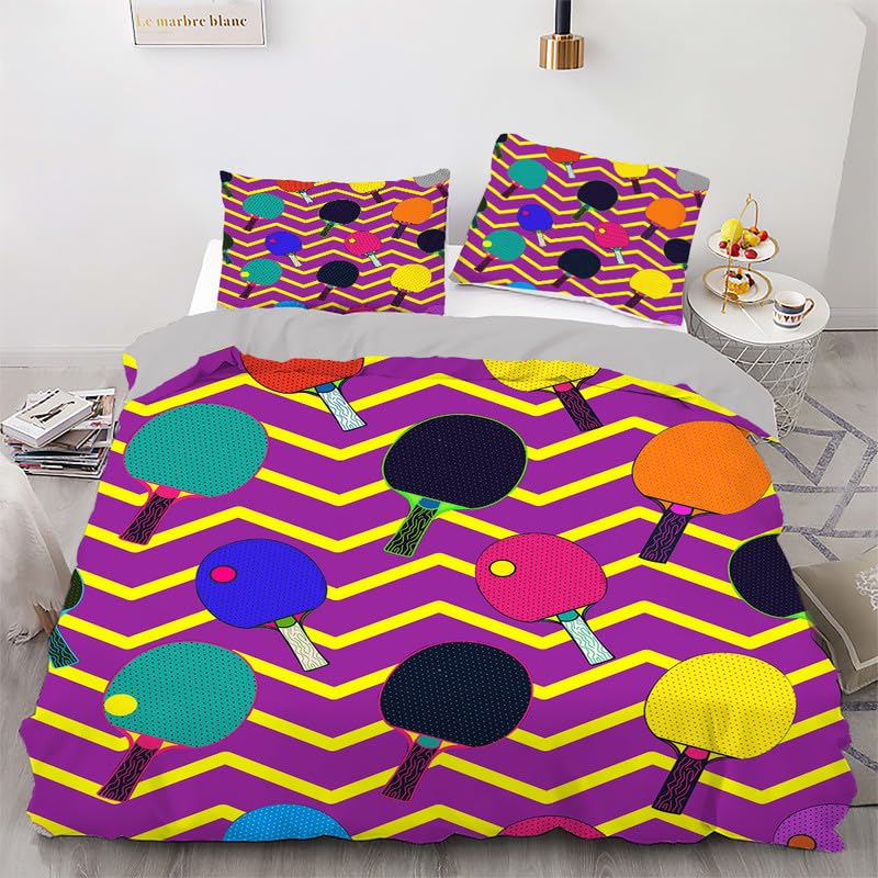 Funda nórdica de raquetas para cama 90 de microfibra infantil
