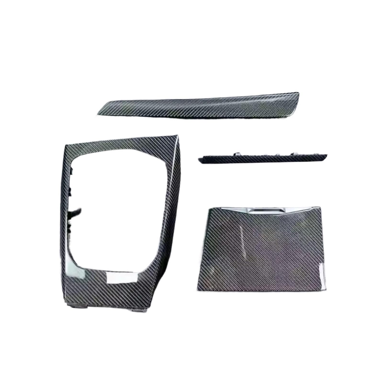 Fcaopcwama Rhd 2019-2022 4 Pcs For Bmw G20 G22 G26 G42 G80 G82 G87 I3 I4 2019-2022 Rhd Car Center Console Dashboard Side Gear Panel Car Armrest Storage Box