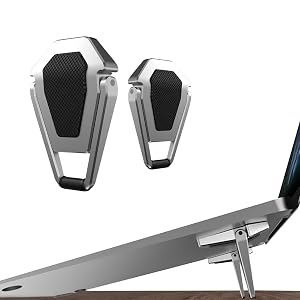 Laptop Stand Portable Zinc Alloy Laptop Mini Stand Laptop Riser Invisible Ergonomic Laptop Stand Cooling Suitable for 12-20