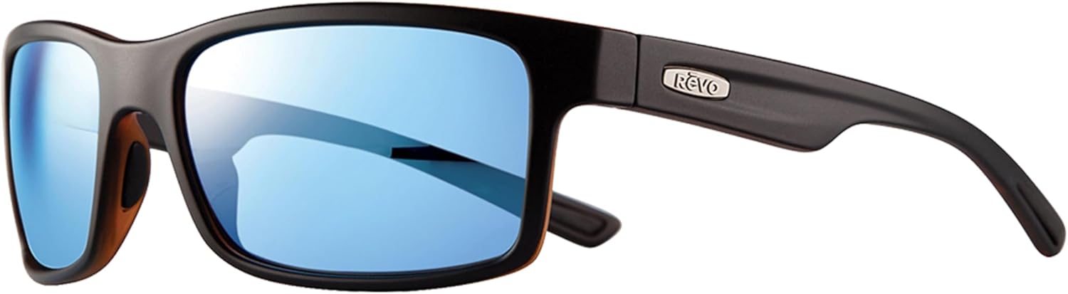 Revo Sunglasses Crawler: Polarized Lens with Performance Rectangle Wrap Frame