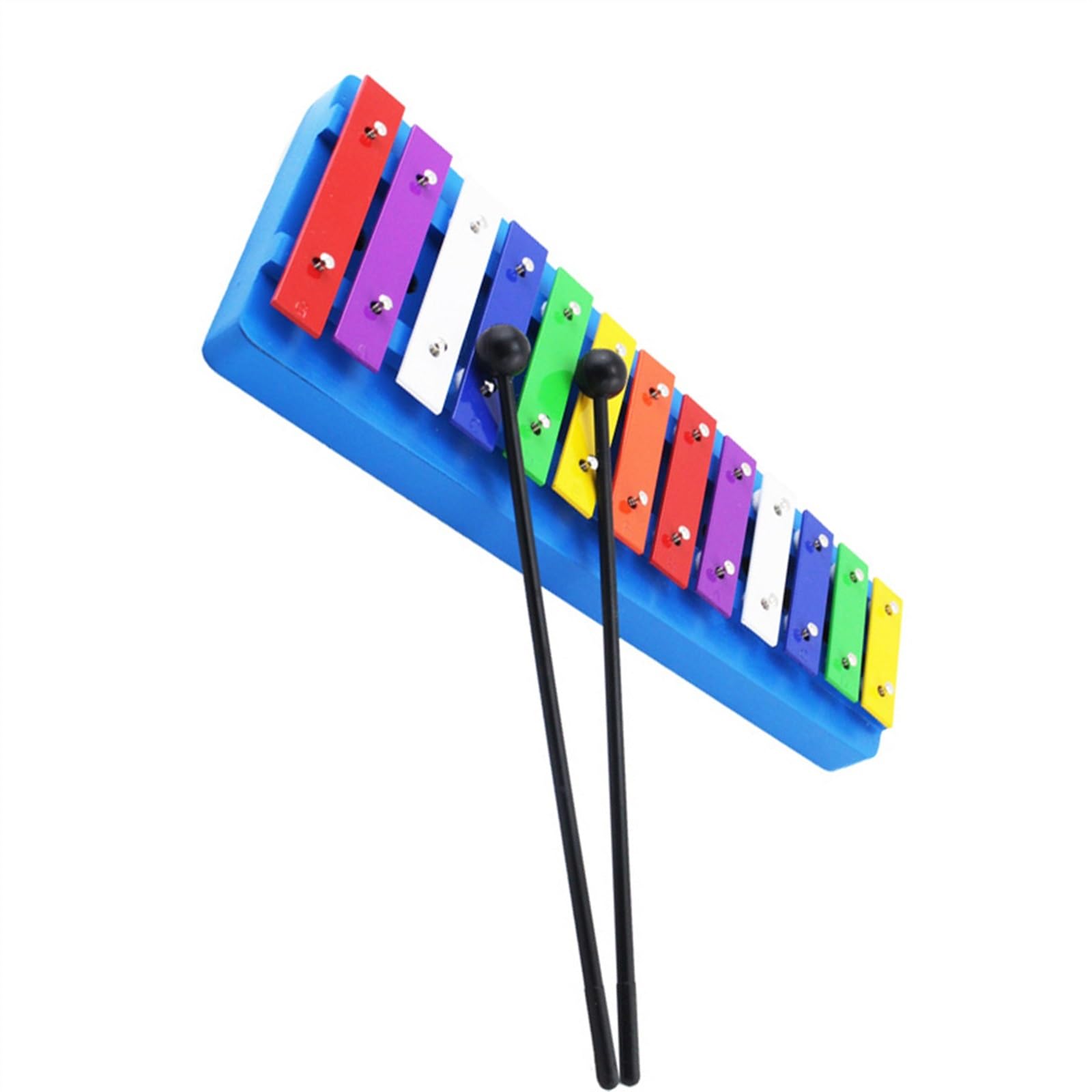 13 Toni Blu Base Piastra in Alluminio Glockenspiel Xilofono Pratico Strumento A Percussione Glockenspiel Strumento A Percussione