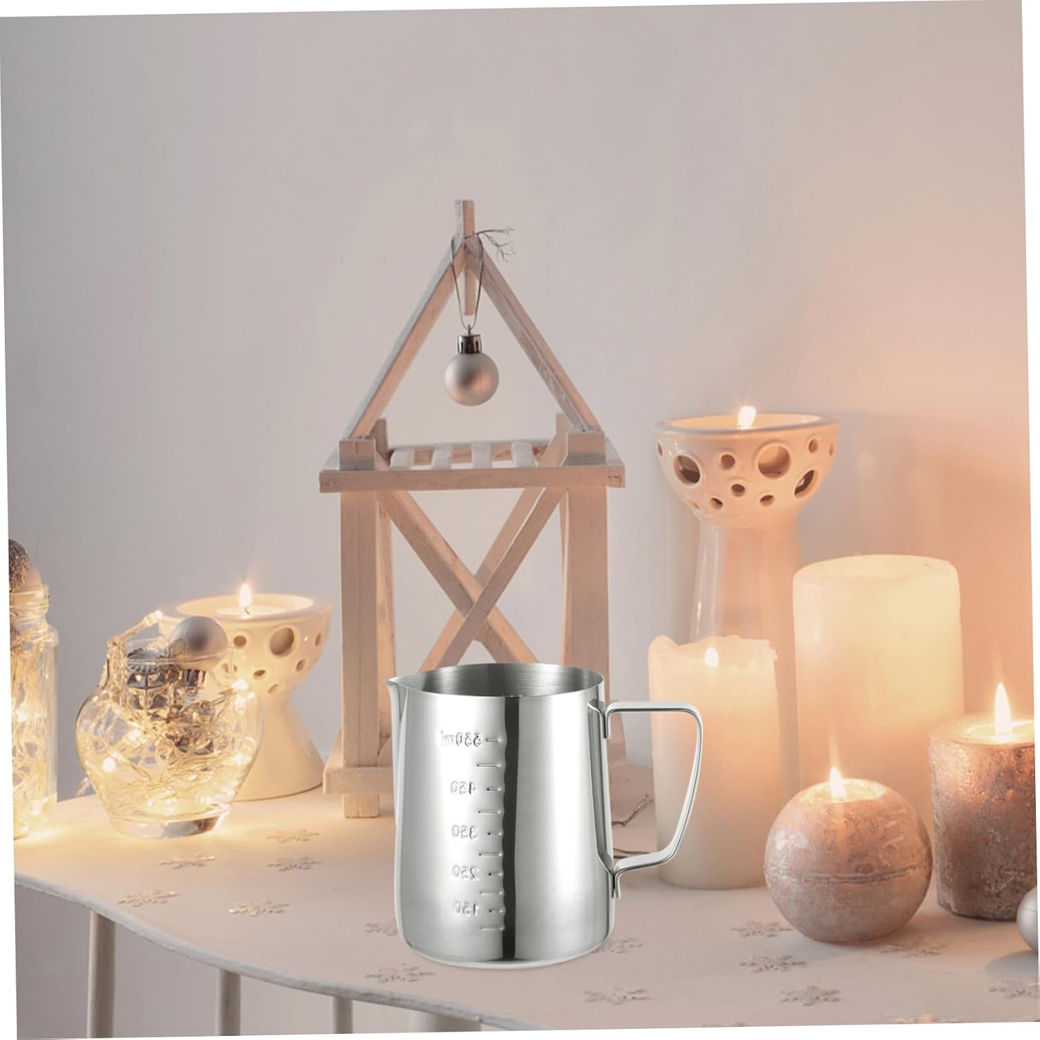 VILLCASE Practical Candle Melting Pot Diy Scented Candle Making Cup High-temperature Resistant Wax Melting Container Capacity for Easy Crafts