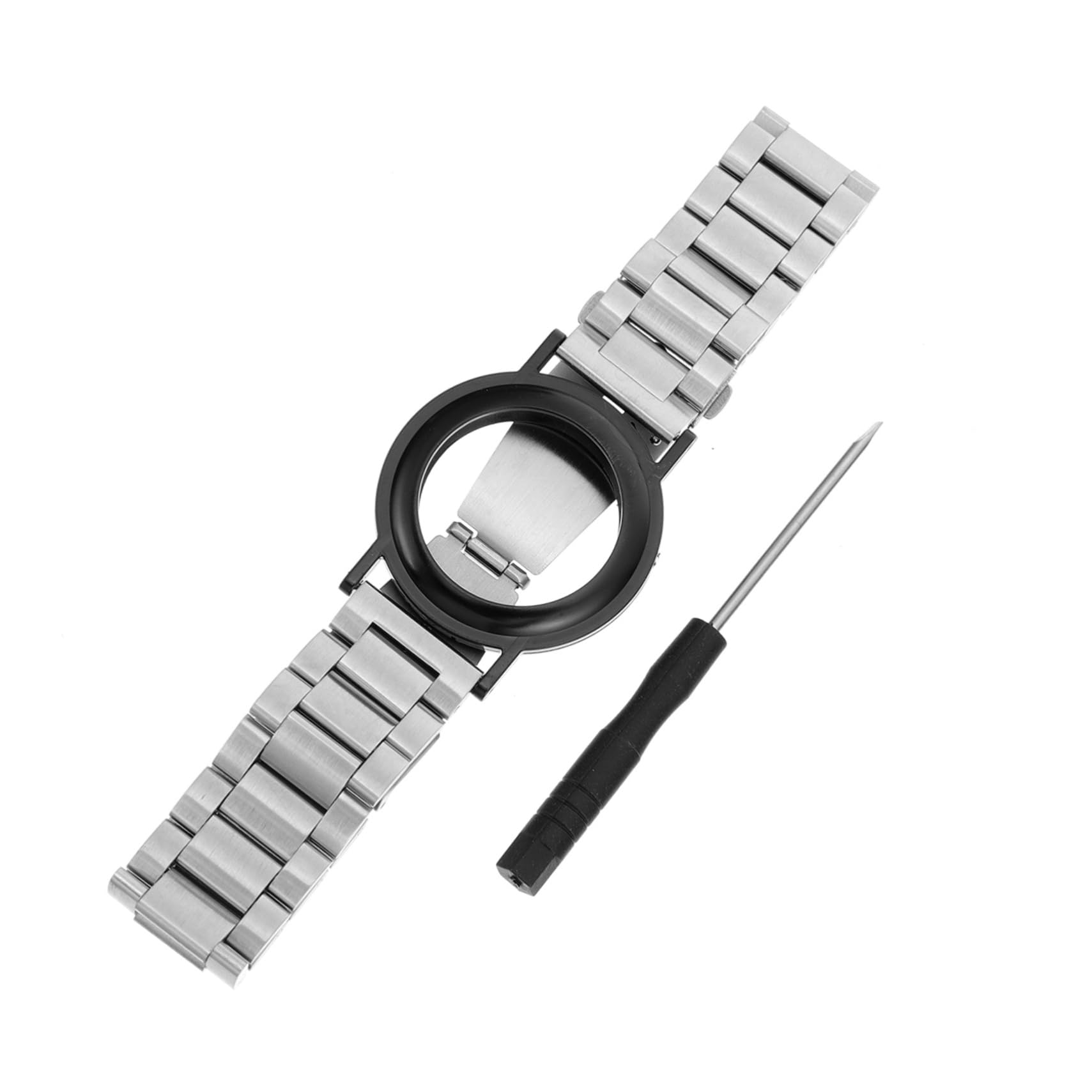 Housoutil 3 Correas De Reloj De Acero Inoxidable De Repuesto Para Funda De Reloj Compatible Con