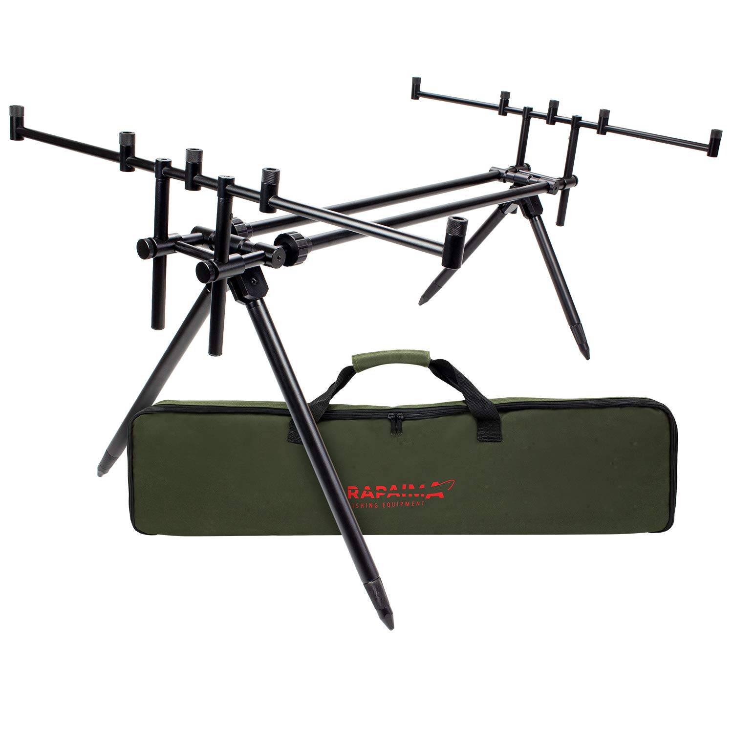 Forge Equipement de pêche à la carpe Mini Rod Pod X 3 Rods Carp Gear