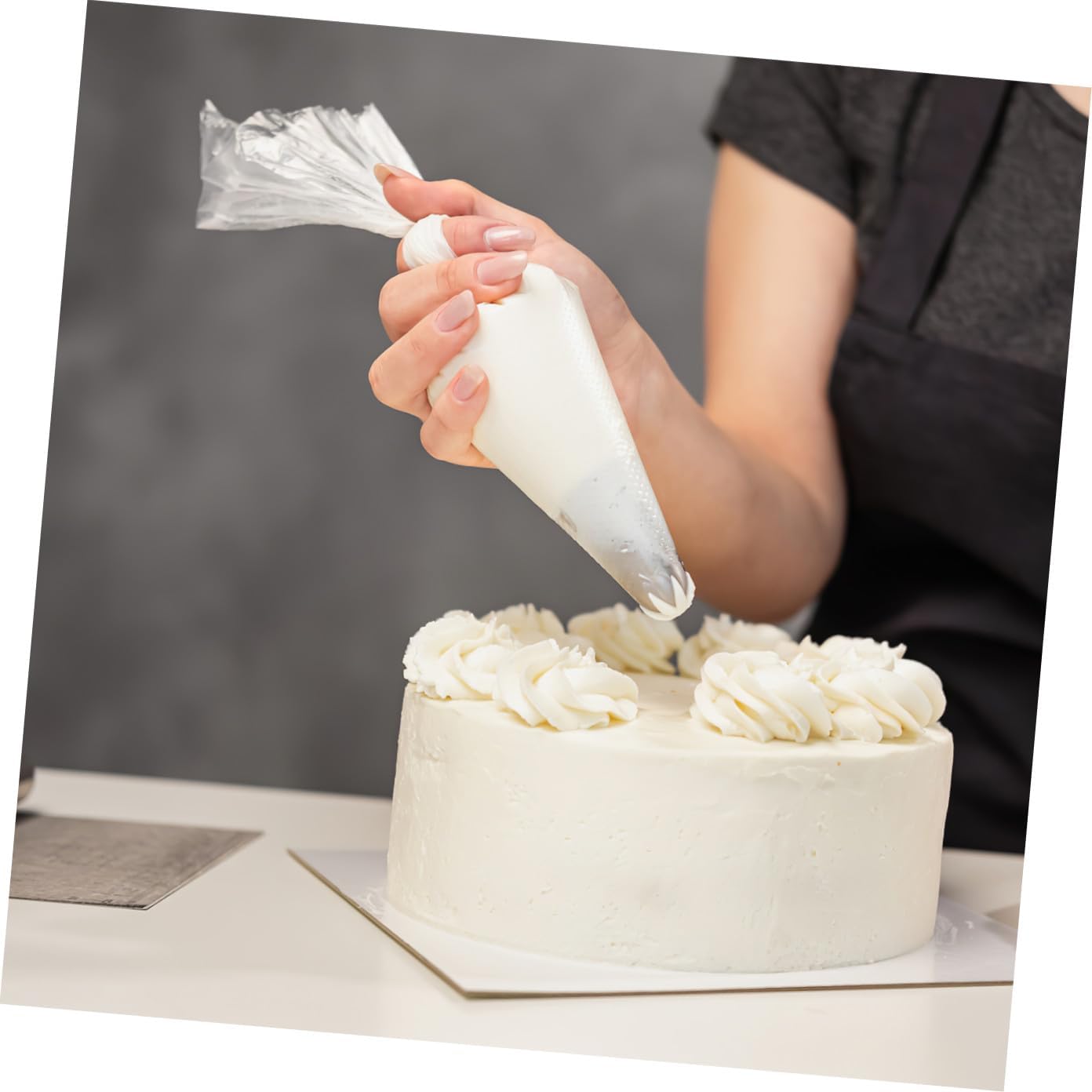 Disposable Cake Piping Bag Hdpe Burst Resistant Leak Proof
