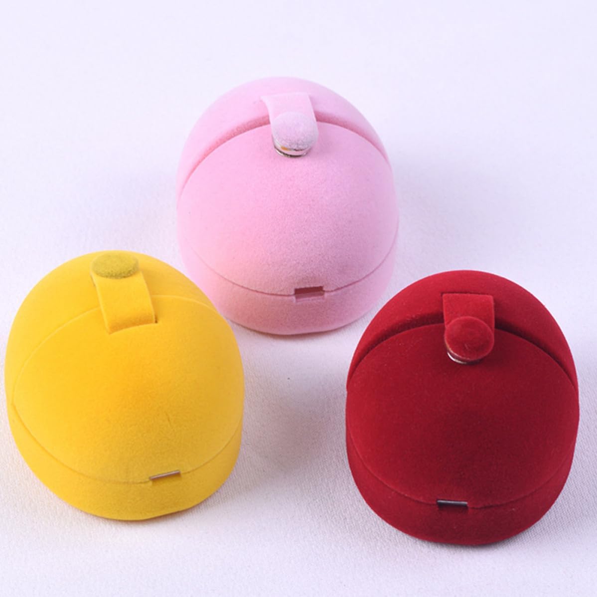 YARNOW Egg Shape Jewelry Case Portable Fashion Jewelry Box for Women image 3
