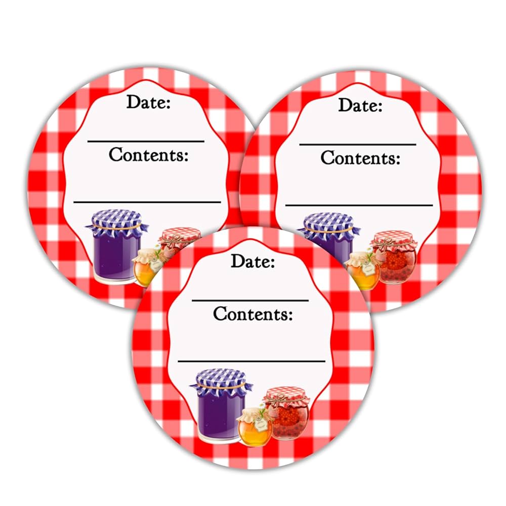 amazon-com-40-canning-labels-for-mason-jar-lids-or-ball-jar-lids-stickers-labels-tags-peel-and-stick-blank-for-you-to-fill-in-health-household for Blank Free Printable Jam Labels Amazon.com: 40 canning labels for Mason jar lids, or Ball jar lids, stickers, labels, tags, Peel and stick, Blank for you to fill in : Health & Household for Blank Free Printable Jam Labels