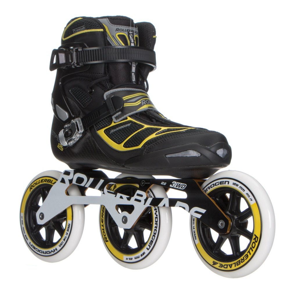 Rollerblade Tempest 125 3WD Inline Skates Black/Yellow
