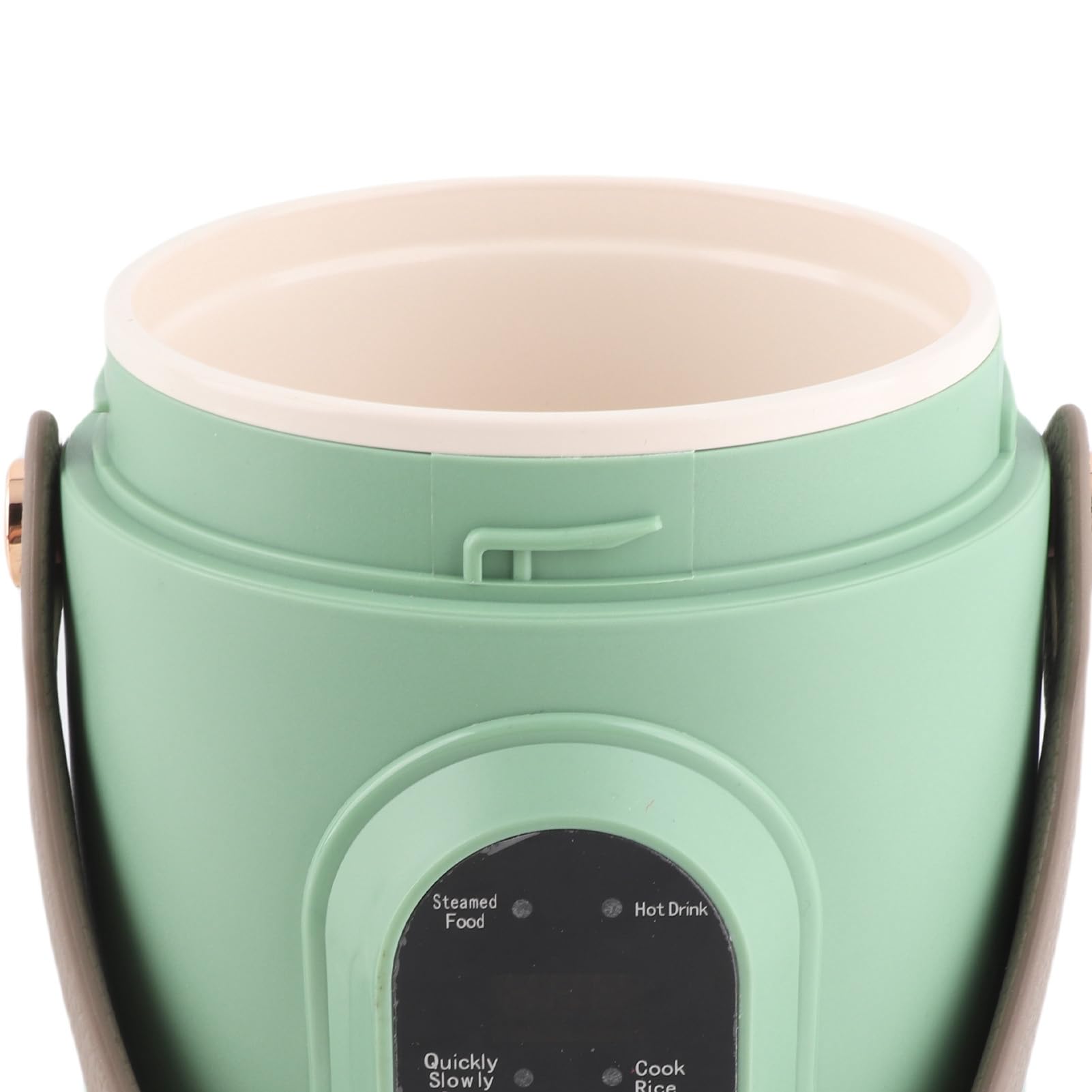 Tragbarer Elektrischer Topf, Mini-Multifunktions-Kochtopf 500 W, Reisekocher aus Edelstahl für Hausfrauen, Geschäftsleute und Reisende (EU-Stecker 220 V)
