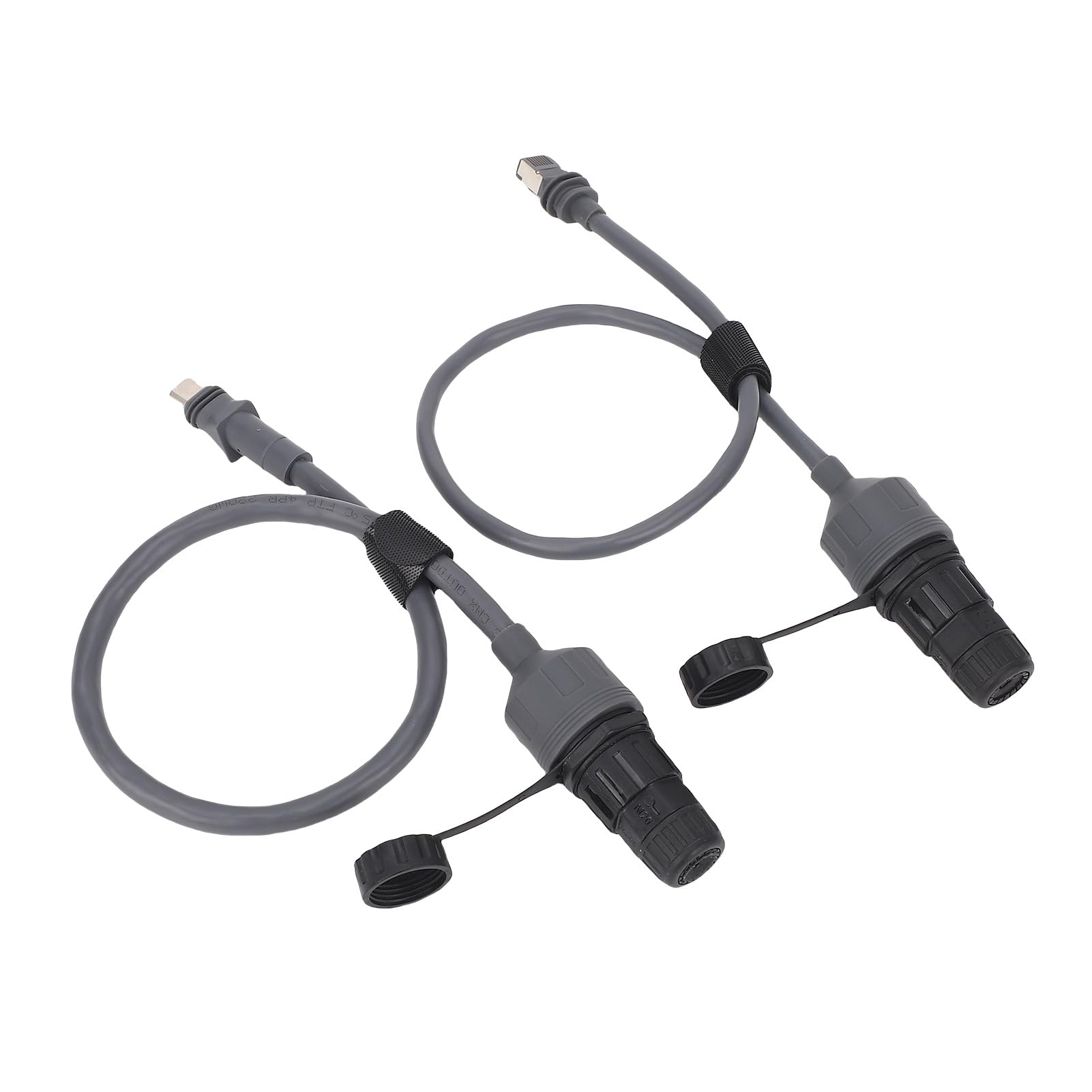 Ethernet Adapter for Enterprise Antenna IP68 Rating 1200mbps Transfer Rate SPX Plug to RJ45 Adapter Cable Pair Stable Connection Rubber Copper Material