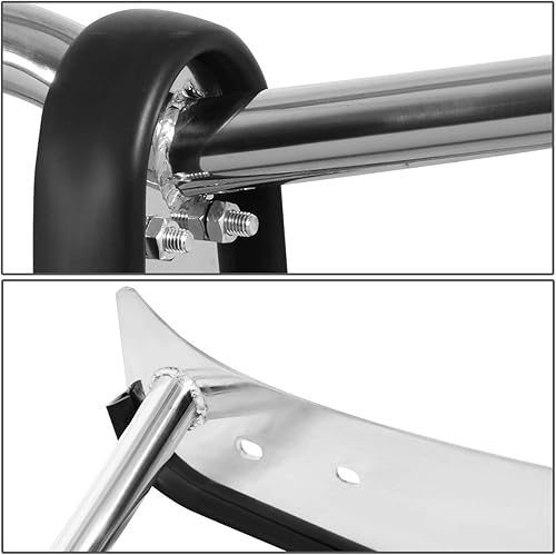 Vista 45 de DNA Motoring GRILL-G-006-BK Parachoques Delantero Cepillo Rejilla Guardia, Negro