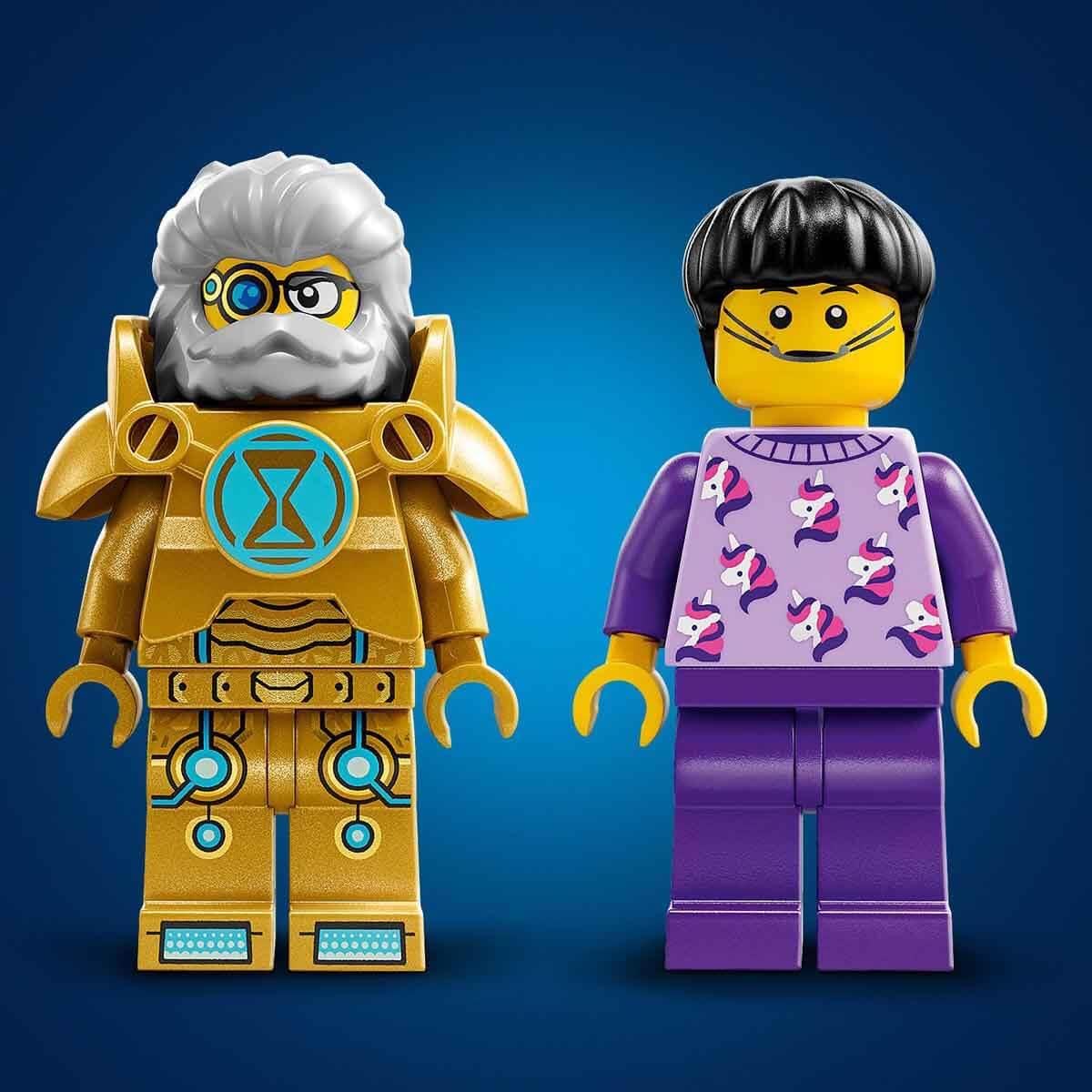 LEGO DREAMZzz 2 in 1 L’Auto Spaziale del Professor Oswald, Macchina Giocattolo Trasformabile, Salva Jayden con l'Astronave o con il Rover Spaziale, Regalo Fantasy per Bambini e Bambine da 8 Anni 71475