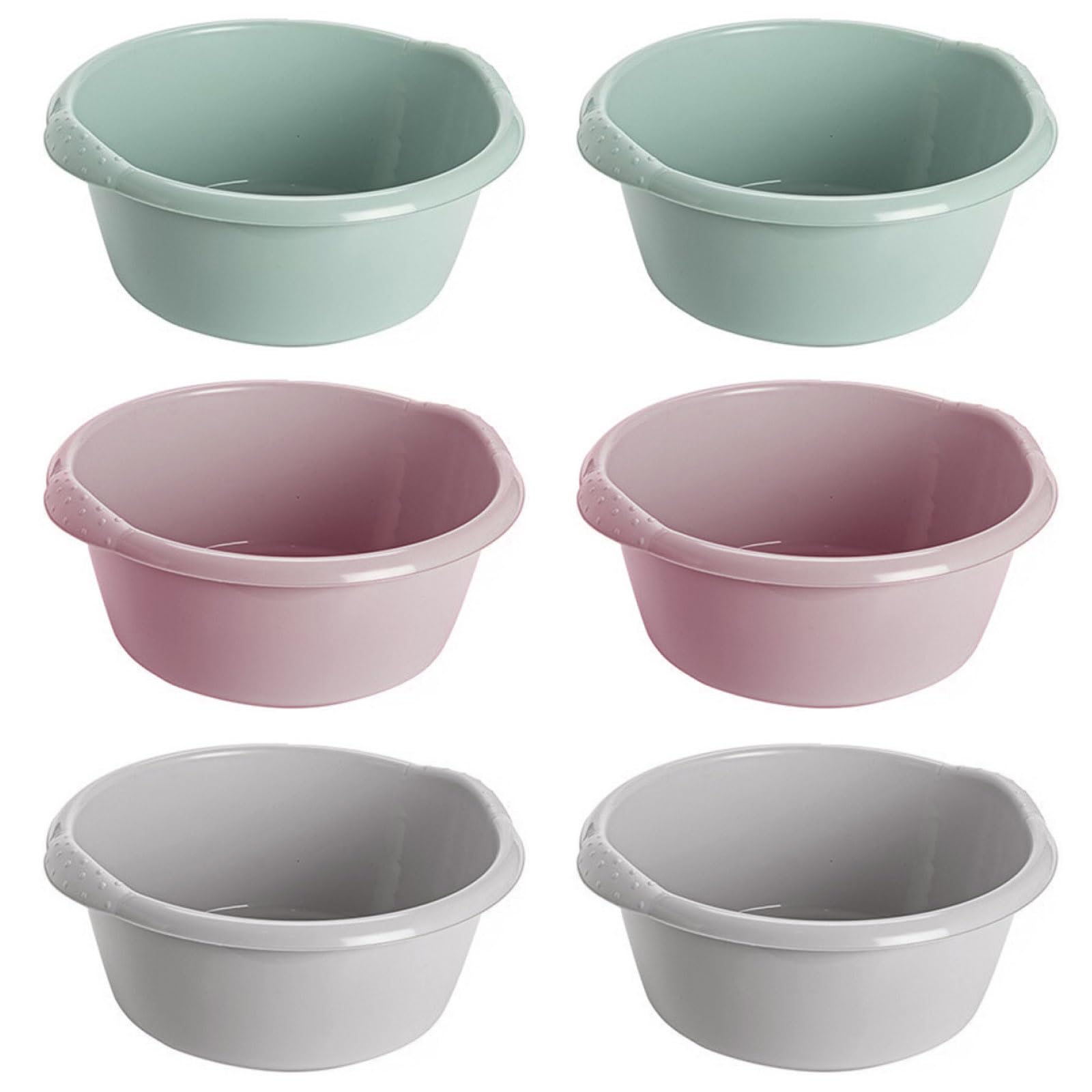 HAC24 6er Set Plastikschüssel 3 Liter Schüssel Kunststoffschüssel Rührschüssel Küchenschüssel Servierschüssel Küche, Haushalt & Wohnen