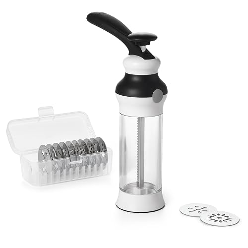OXO Good Grips 14-Piece Cookie Press Set, Cookie Press with