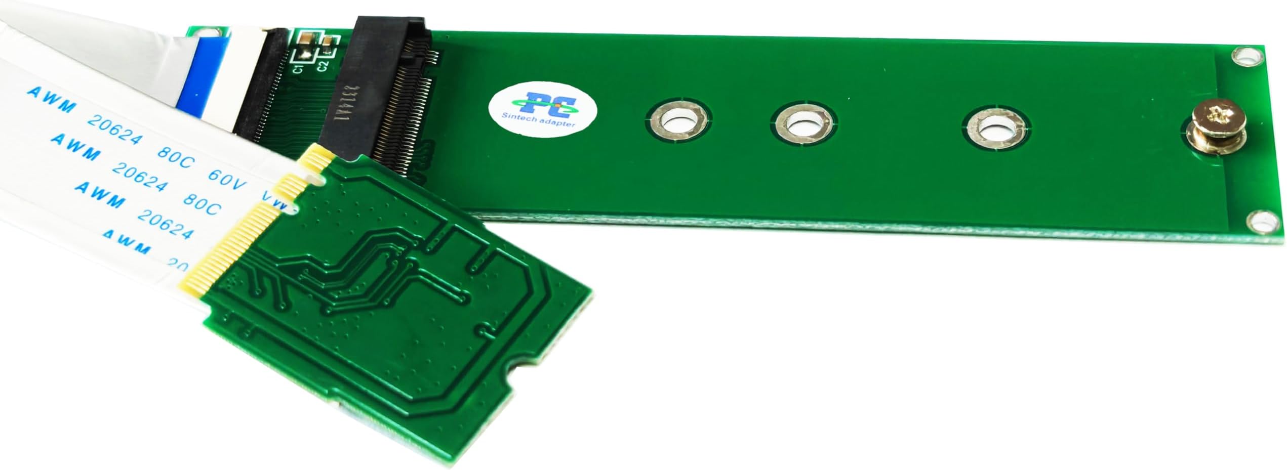 M.2 (NGFF) NVME SSD to M2 A/E Key WiFi Port with 20cm Cable