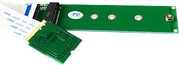 Sintech M.2 NGFF NVME SSD to M2 A/E Key Port with 20cm Cable Only Provide PCIe 1X Lane