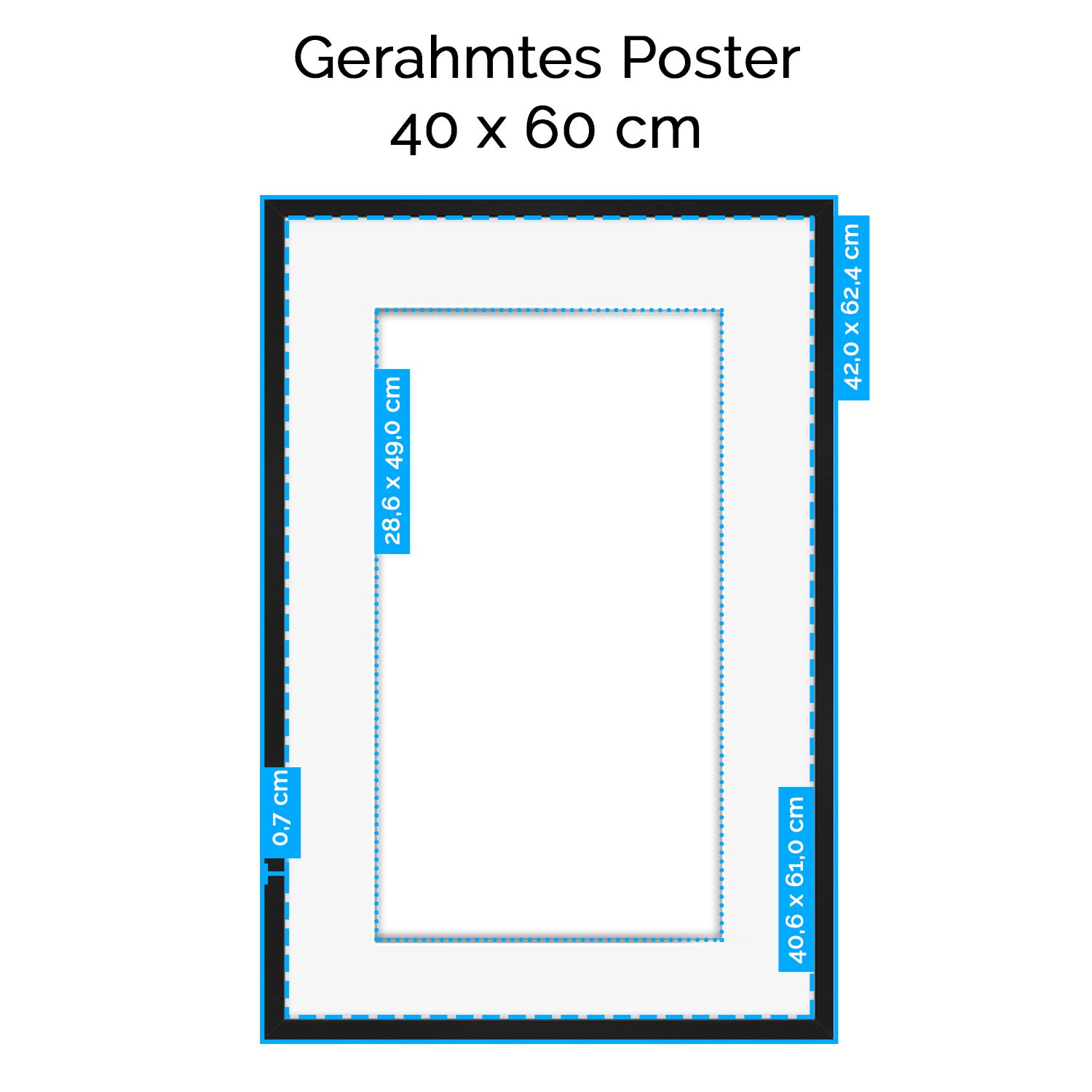artboxONE Poster mit Rahmen Kupfer 60x40 cm Queen BD von AB1 Edition - gerahmtes Poster
