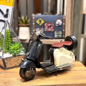 レトロ アンティークスクーターVESPA モデル Vespa 125 ET3 Primavera (1976) L 95 mm ダークブルー 1