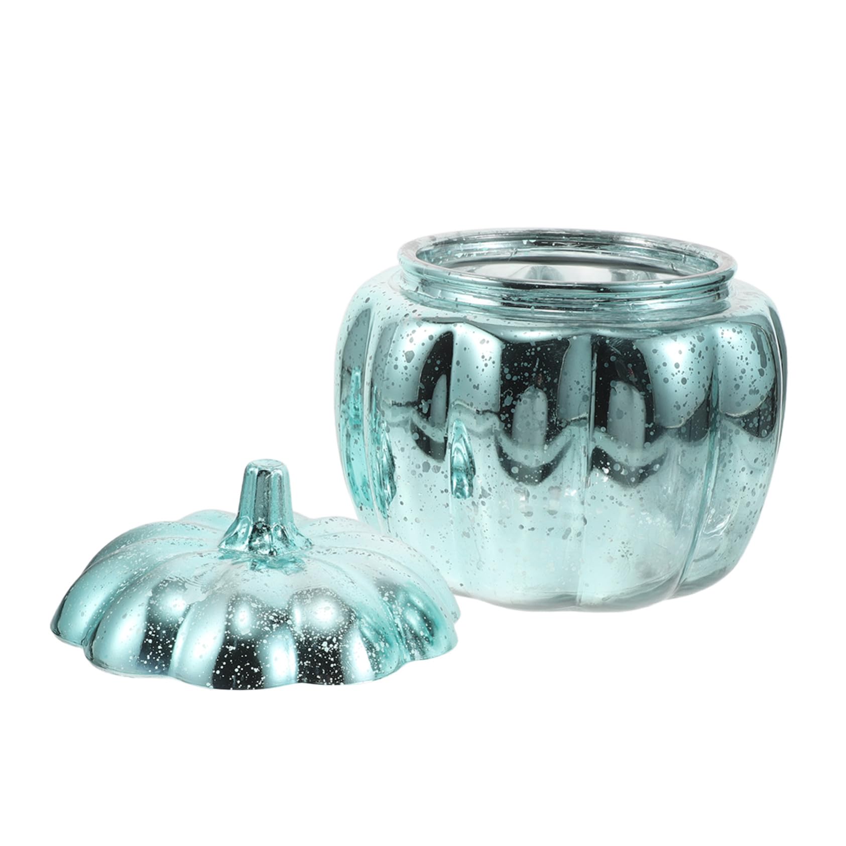 ULTECHNOVO Kürbisförmiges Glas mit Deckel für Snacks und Gewürze Aufbewahrungsglas im Herbstdesign für Küche und Dekoration