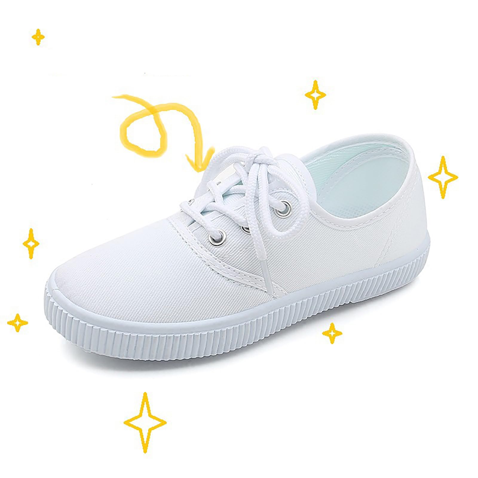 Chaussures en Toile Respirantes pour Enfants – Baskets légères pour la Maternelle et Le pré-Marche pour garçons et Filles | Fermeture Auto-agrippante (Pointures 22 à 41) Chaussures de Danse/A