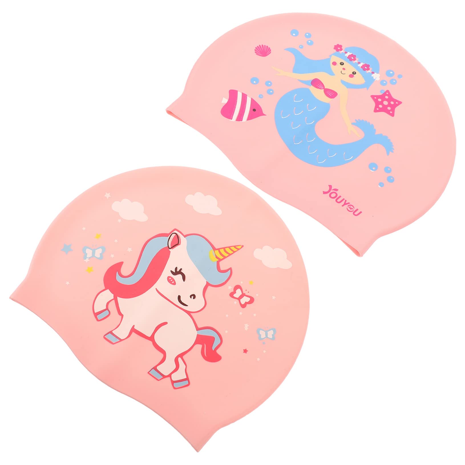 Yardwe 5 Set Di Cuffie Da Nuoto Per Bambini Con Motivo A Cartoni Animati Comode E Alla Moda Per Ragazzi E Ragazze 2 Pezzi X 5