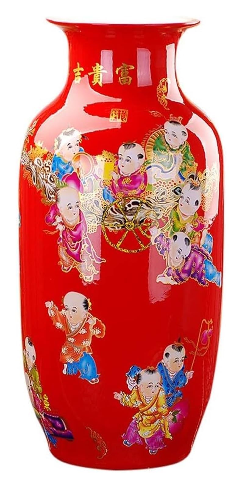 Vase Desktop Ceramic Floor Standing Large Classical Creative for Dry Flowers Decoration Art Household Hotel Bedoffice